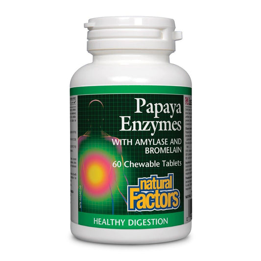 Papaya Enzymes with Amylase and Bromelain 60 Chewables