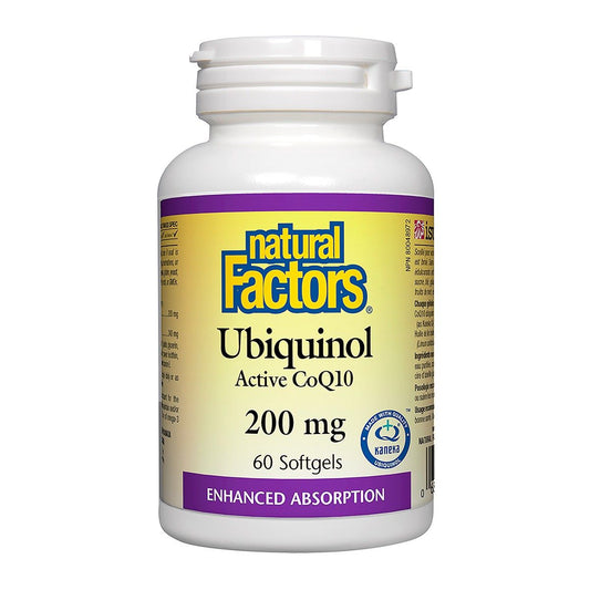 Ubiquinol Active CoQ10 200mg 60 Softgels