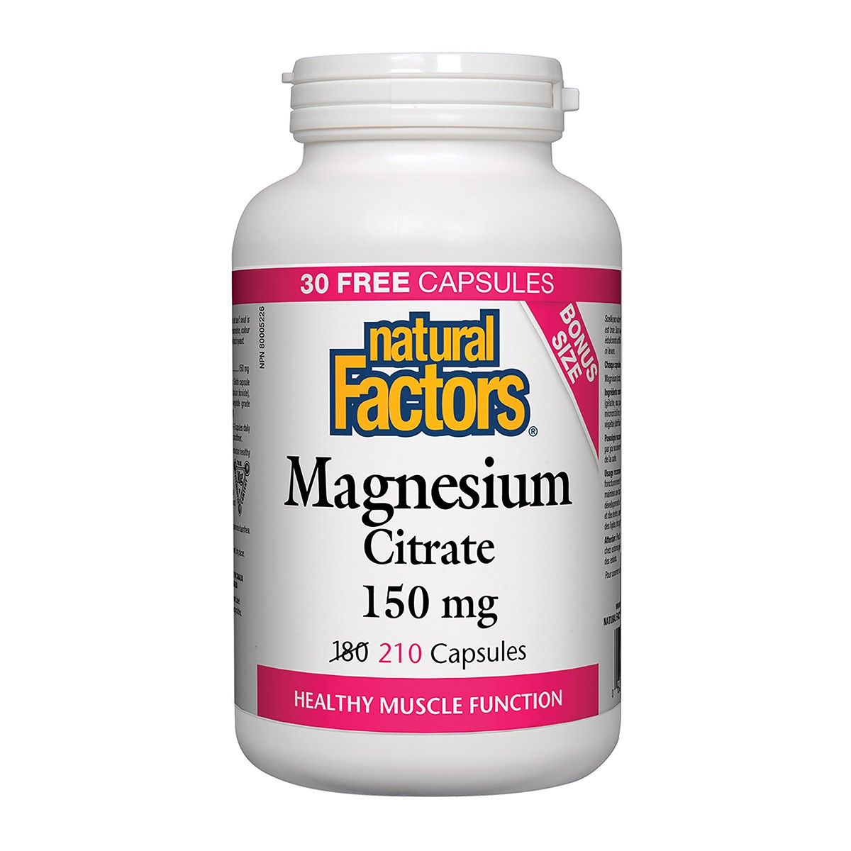 Magnesium Citrate 150mg 210 Caps