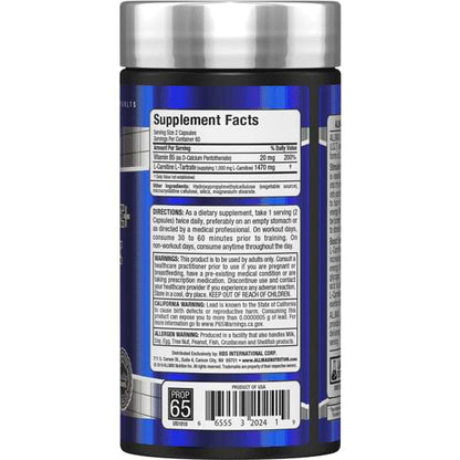 L-Carnitine Tartrate 120 Vcaps