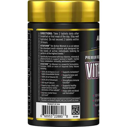 VitaForm Premium Multi Vitamin for Women 60 Caps