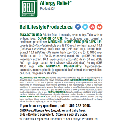 Allergy Relief 30 Vcaps