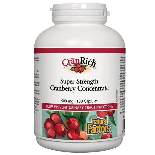 CranRich® Super Strength Cranberry Concentrate 500mg 180 Caps