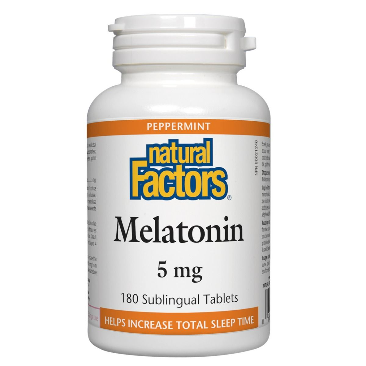 Melatonin 5mg, Peppermint 180 Sub-Tablets