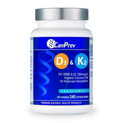 D3 & K2 240 Softgels